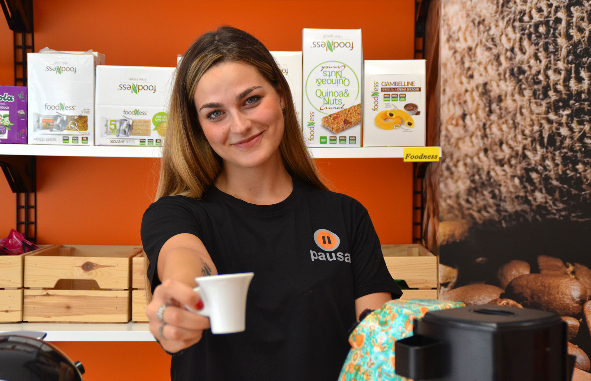 Pausa Vending, Coffee Store Galatone, caffè offerto al banco
