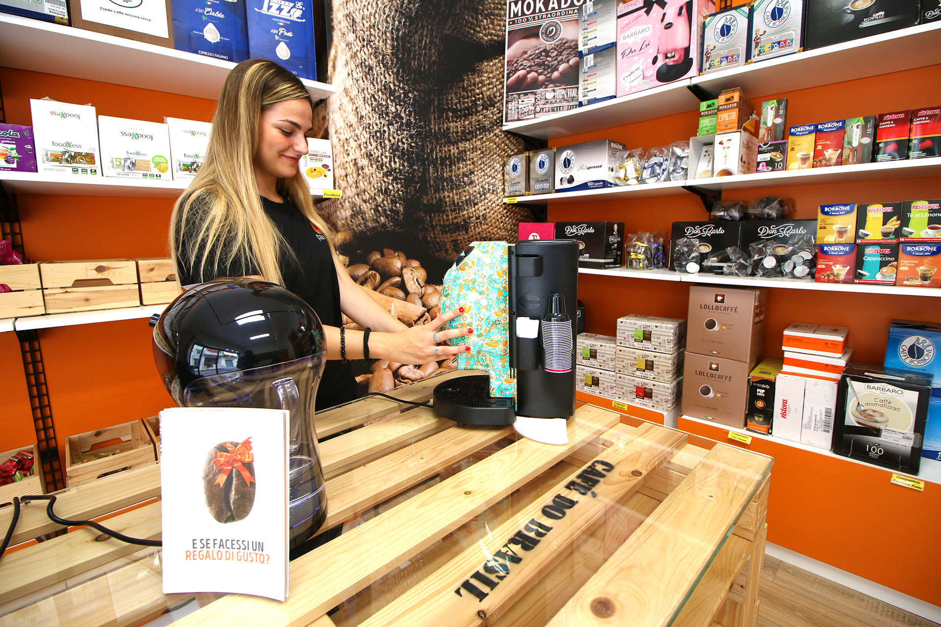 Pausa Vending, selezione miscele e cialde